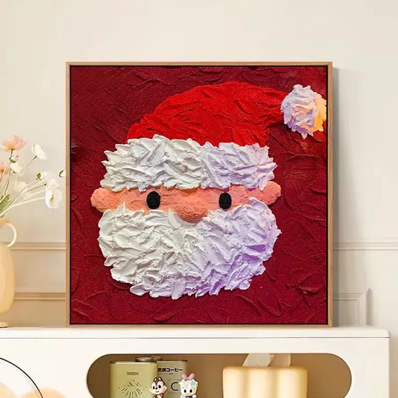

A-0414 Santa Claus Portrait Oil Art