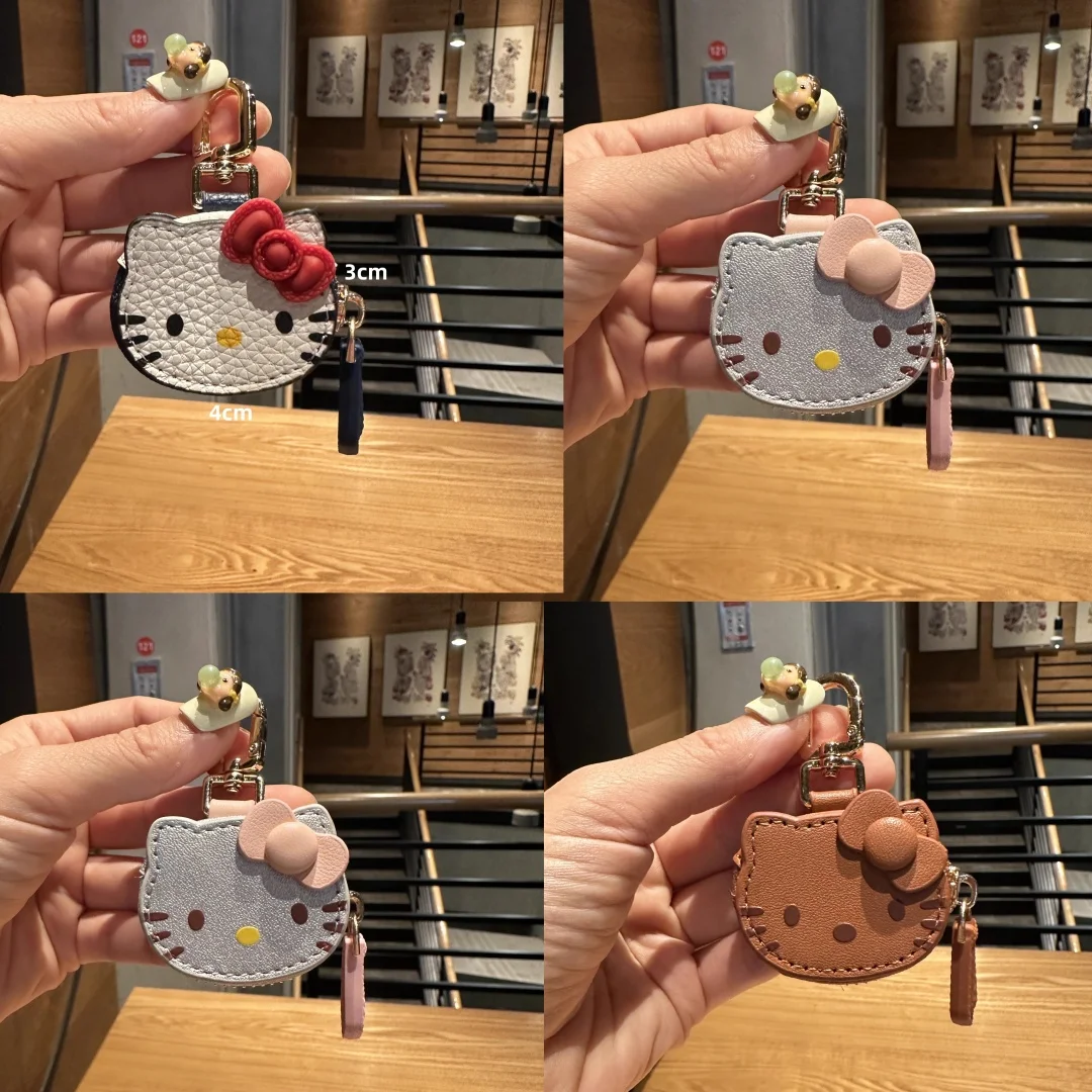 Hallo Kitty süße Sanrio Cartoon Katze Tasche Anhänger Kuromi Mini Schlüsselanhänger Puppe Yugui Hund Auto Schlüsselanhänger Mädchen hängende Verzierung Kawaii