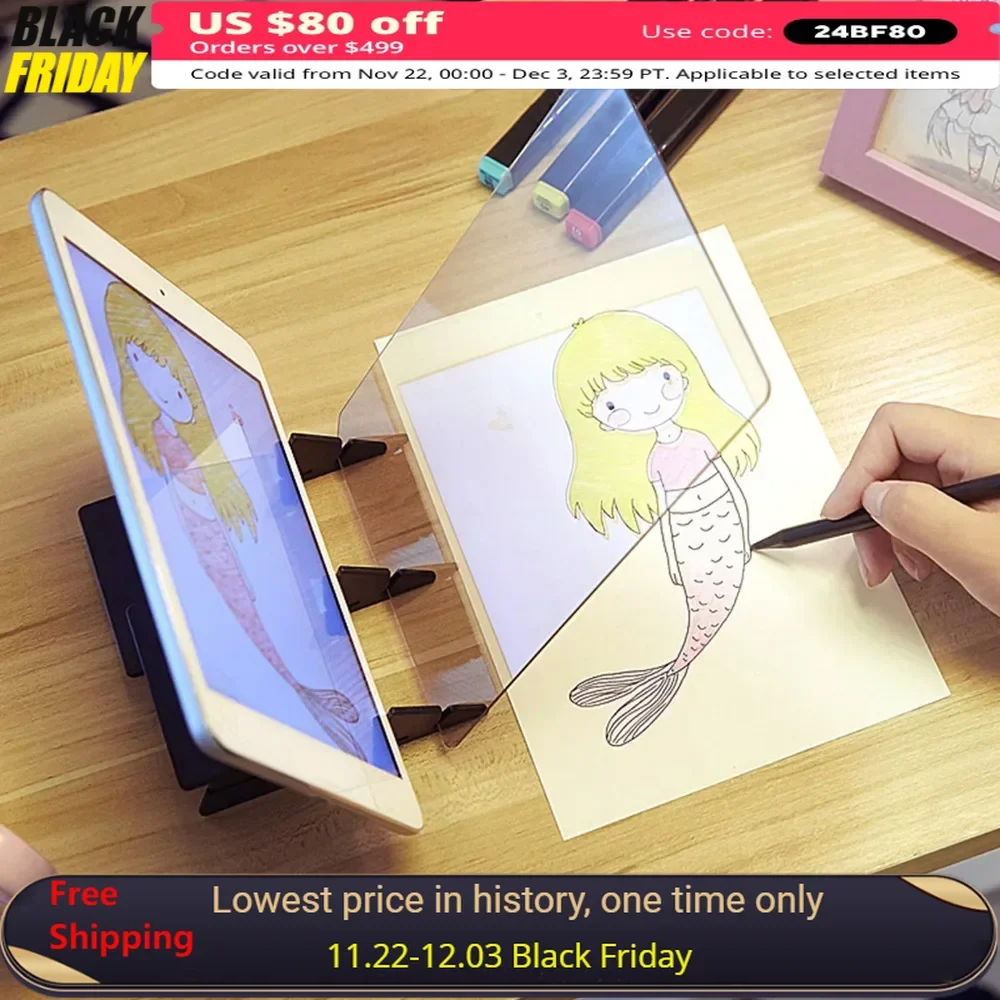 

Optical Drawing Board Sketch Wizard Simple Helpful Tracking Tool for Children Painting