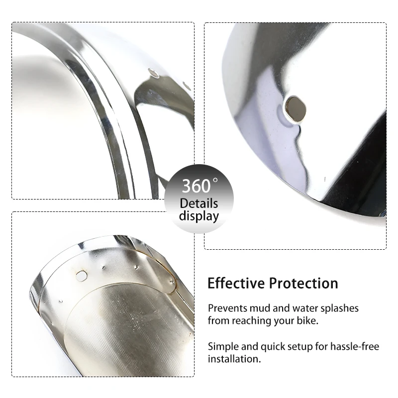 Motorcycle Parts Tools Stainless Steel Rear Fender Mudguard For Monkey Dirt Bike Wheel Protection Cover Motocross Accessories view 2