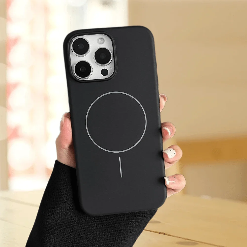 Handyhülle im minimalistischen Design, unterstützt kabelloses Laden, kompatibel mit iPhone 17 PRO MAX, 16, 15, 14, 13, 12 und 11 Pro Max.