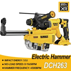 DEWALT 20V Brushless Rotary Hammer Tools DCH263 DWH205DH 1/8 Inch SDS PLUS Cordless Motor Electric Demolition Hammer Impact Dril