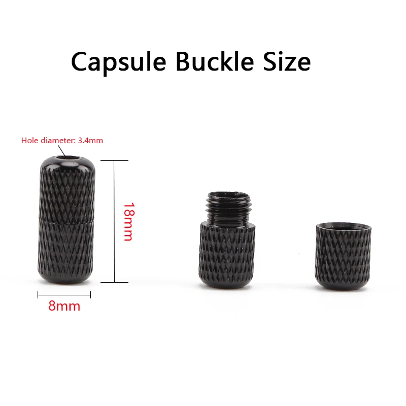 Nieuwe Kleurrijke Aluminium Capsules Lock Veters Sneaker Sloten Duurzame Capsules Schoenveters Gesp Schoenen Accessoires Esthetische Sport Lac