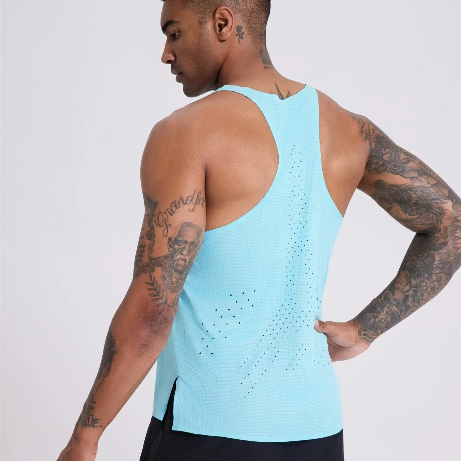 

Mens Womens Athletics Tank Top Running Vest Speed Sports Fitness Shirts Guys Athlete Track Field Marathon Sleeveless Clothing