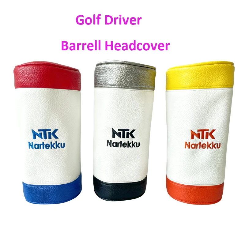 

Новинка 2025 года, чехол для головы водителя гольфа, чехол для головы Barrell, прочный чехол из искусственной кожи для гольф-клуба для водителя, популярные чехлы для водителя гольфа