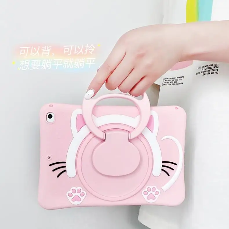 Kids Case For Samsung Galaxy Tab A 8.0 2019 T290 10.1 T510 Tablet Cover Tab A7 Lite 8.7 A9+A11+Plus 11 A8 Stand Shockproof Shell