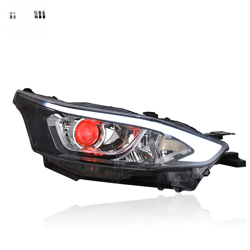 

Applicable to Applicable to16-19Toyota ZhixuanYARiSLHeadlight Assembly Modification High-EndLEDDaytime Running Light Flowing Len