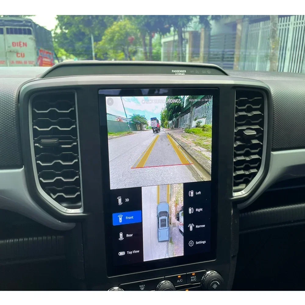 HD 3D LVDS 360 Around View Car Panoramic Camera For Ford Ranger Everest 2019-2023 Dynamic Trajectory Touch screen Car mode