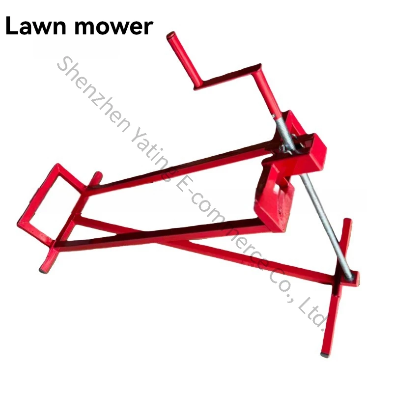 Lawn Mower Bracket Hand Cranked Spiral Side Top Garden Machinery Lawn Mower Manual Lawn Mower Jack