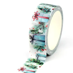NEW 1PC 10M Decor Christmas Gifts Wrapping Washi Tape for Scrapbooking Journaing Adhesive Masking Tape Cute Stationery