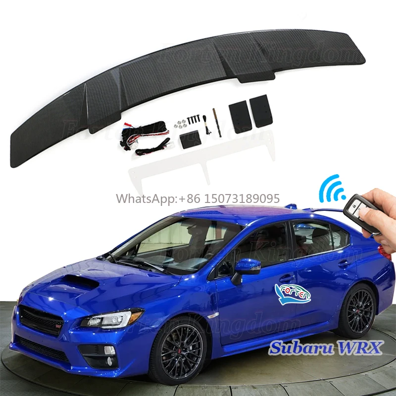 

Automatic Retractable Carbon Fiber Car Spoiler up Lift Electronic Tail Wing Universal Rear Spoiler Fit for Subaru WRX STI BRZ