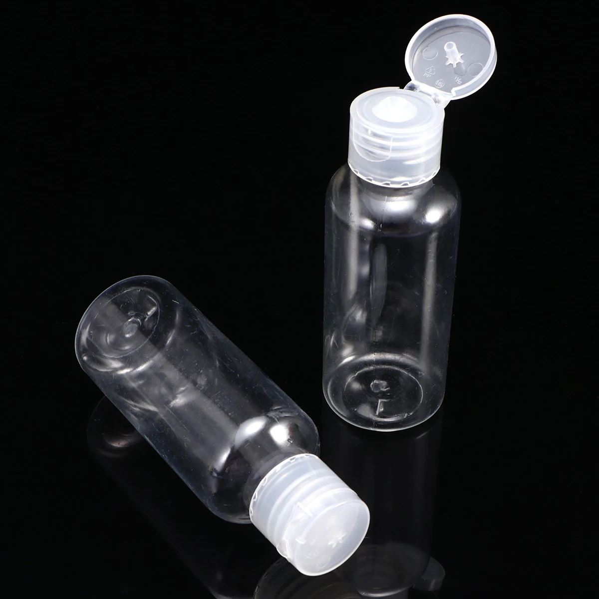 Bouteilles de sous-emballage en plastique rechargeables, 20 pièces, conteneur de stockage de voyage de 60Ml, distributeur vide pour Lotion, huile essentielle