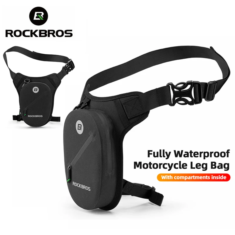 

ROCKBROS Motorcycle Leg Bag Waterproof Mobile Phone Purse Motorbike Hip Bum Pack Bags Thigh Belt Moto Side Waist Bag Accessories