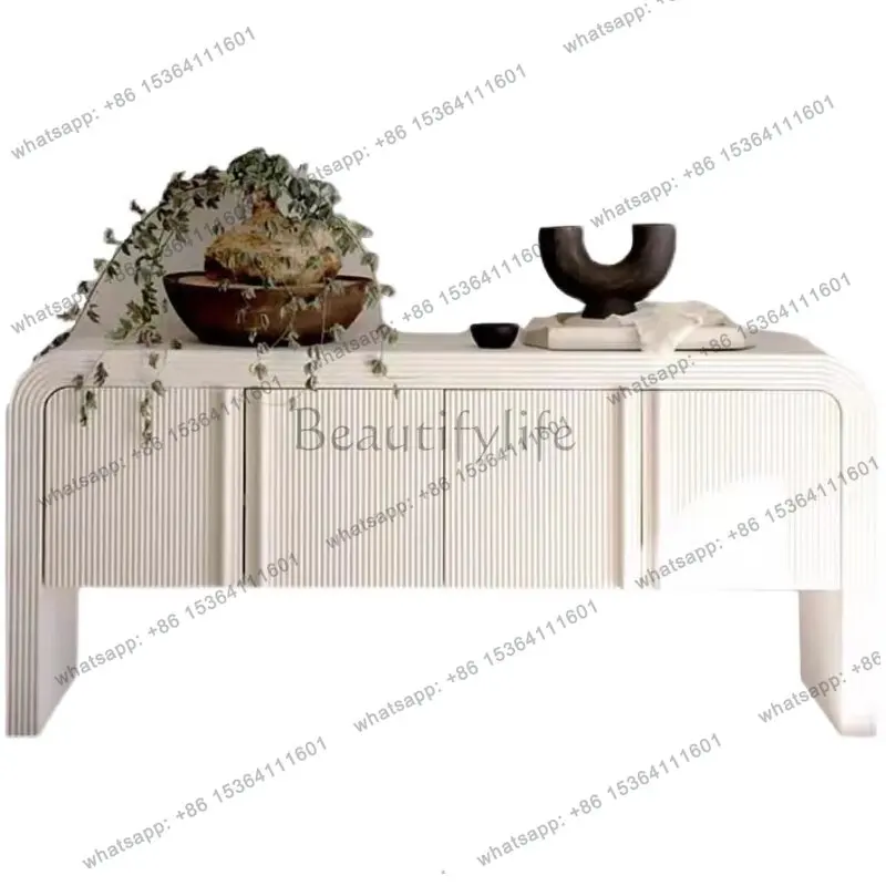 Nordic light luxury meal side tea cabinet Italian minimalist entrance side cabinet