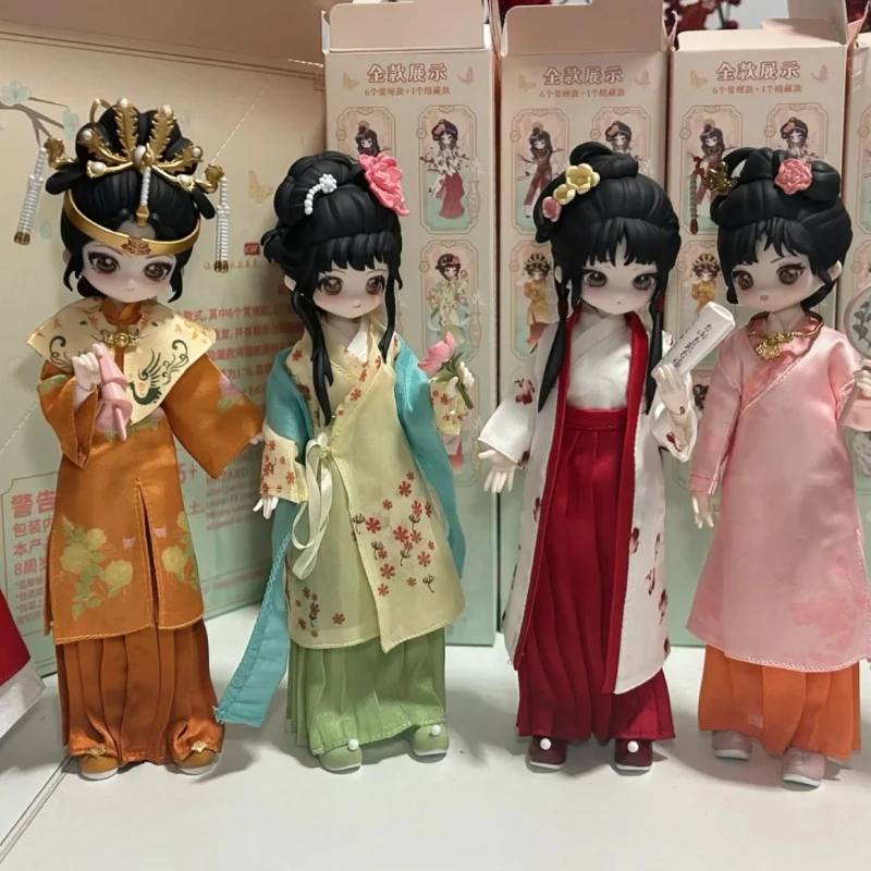 

COME4FREE Bjd Action Figure Articulated Dream Of The Red Chamber Lin Daiyu Blind Box Collectible Figurine Desktop Display Decor
