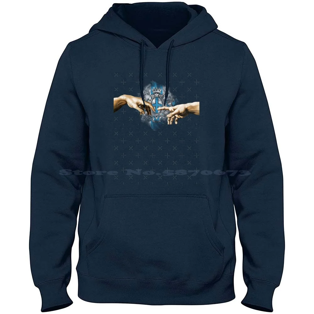 The Creation Of Marseille 100% Cotton Hoodie Marsiglia France Francais Les Phoceens Marseille Fans Ultras Om Stade