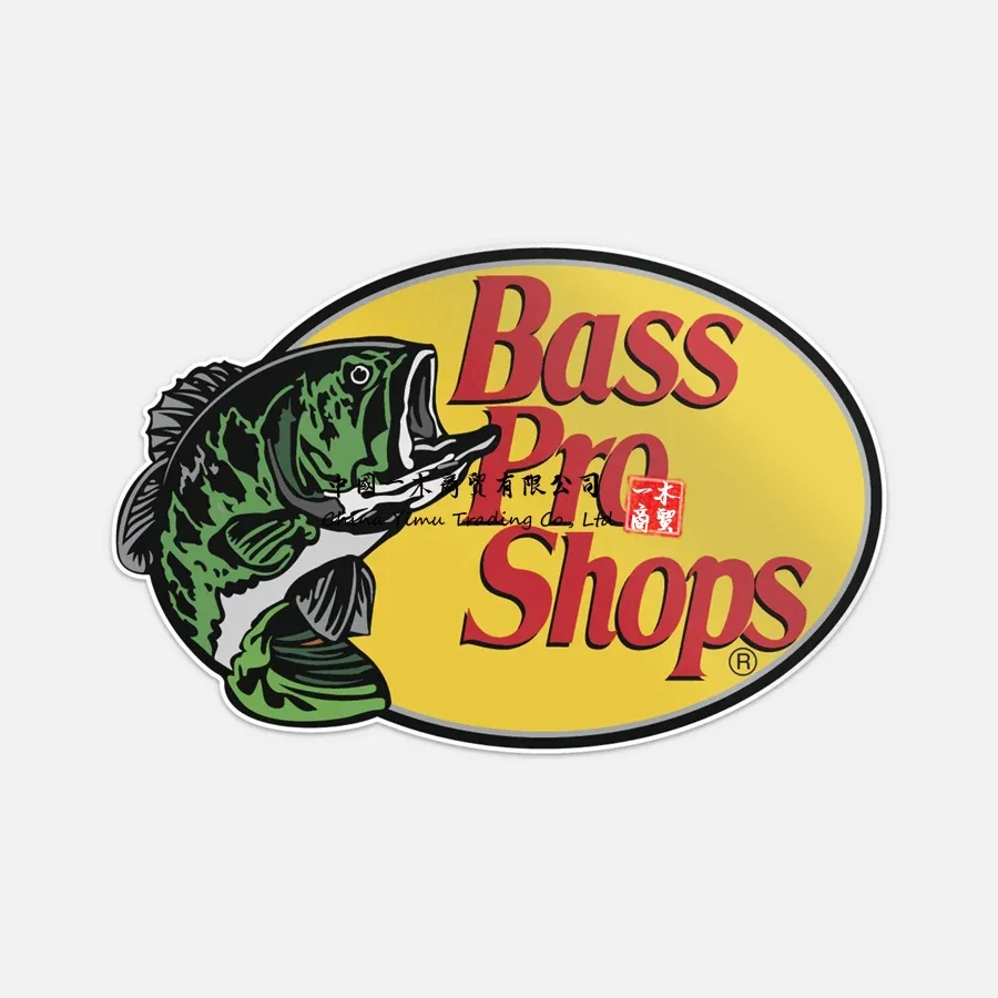 Bass Pro Shop Fishing Sticker Vinyl Car Bumper Decal