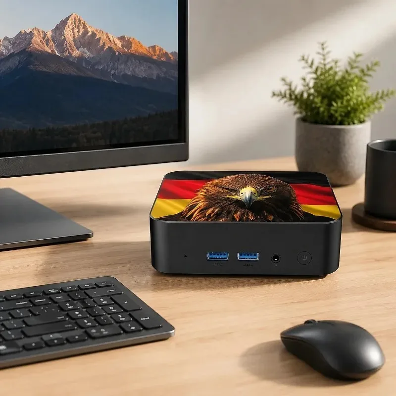2026 Intel i3 6100 Mobile Mini Desktop Gaming PC, 16GB RAM, 2TB SSD, Win11, Wi-Fi 6, BT5.2, for Office & Study Gamer Use. view 2