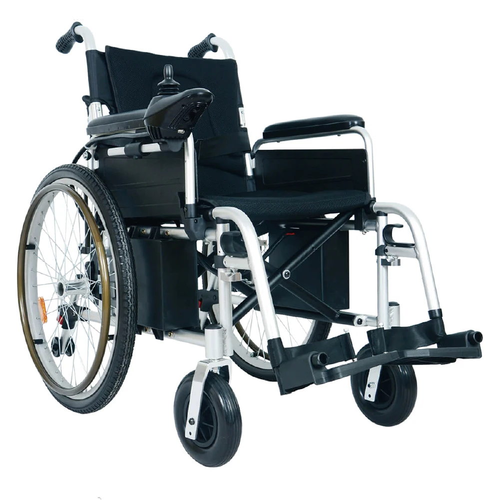 Sedia a rotelle elettrica portatile Sedia a rotelle elettrica per disabili Sedia a rotelle elettrica pieghevole per disabili