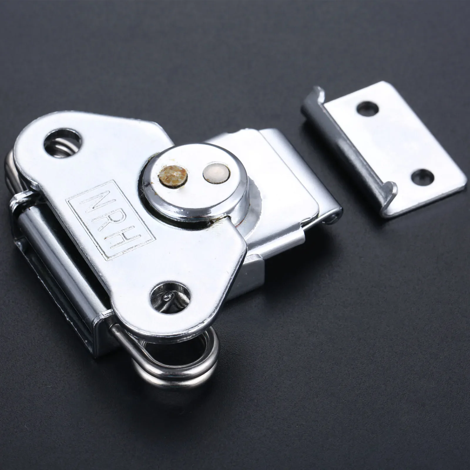 1pc Butterfly Lock Core Stainless Steel Air Box Toggle Latch Catch Rotary Clamp 60*72mm Flight Case Instrument Cabinet Hardware