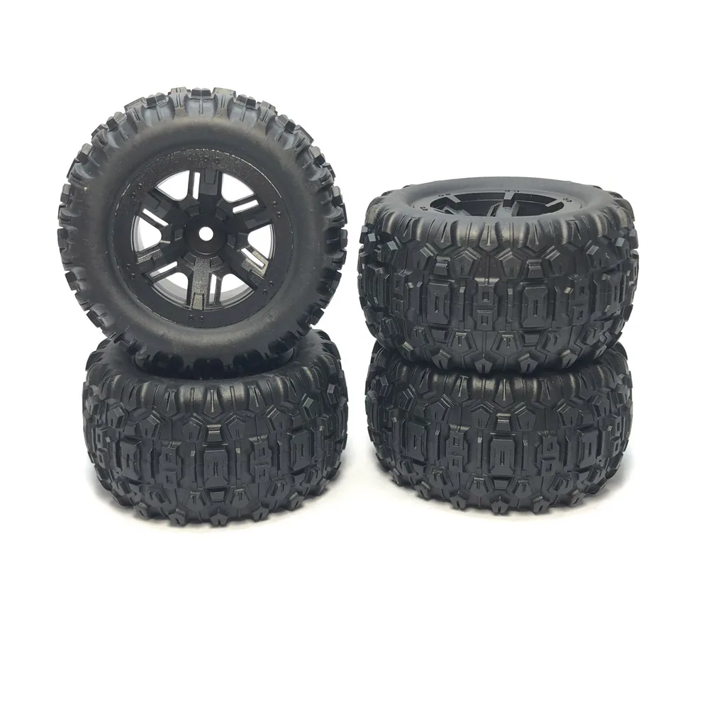 Original Tires Tyres MJX H16H H16E H16P RC Car Spare Parts Hyper Go Truck Replacement Accessories Off Road Wheel