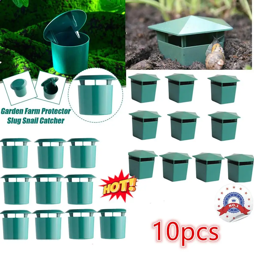 

Ловушка для улитки, 10 шт., экологически чистая ловушка для улитки, ловушка для улитки, безопасная для детей и домашних животных