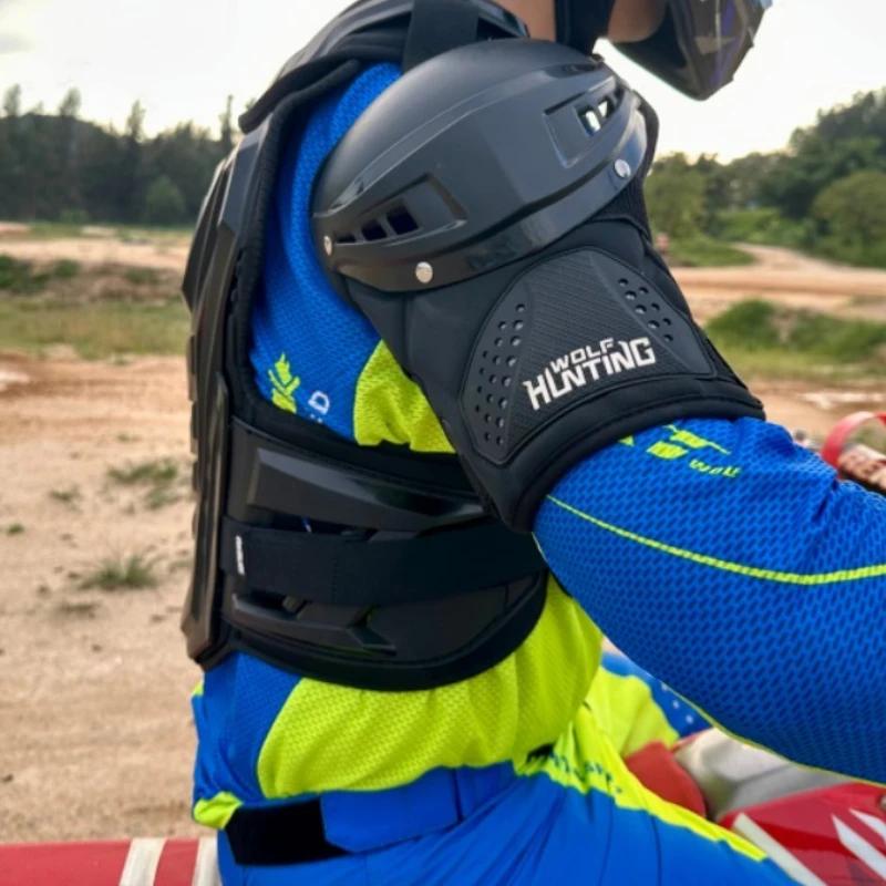 1 pièces armure de moto Motocross course Protection armure veste Dirt Bike dos poitrine épaule protecteur équipement de moto