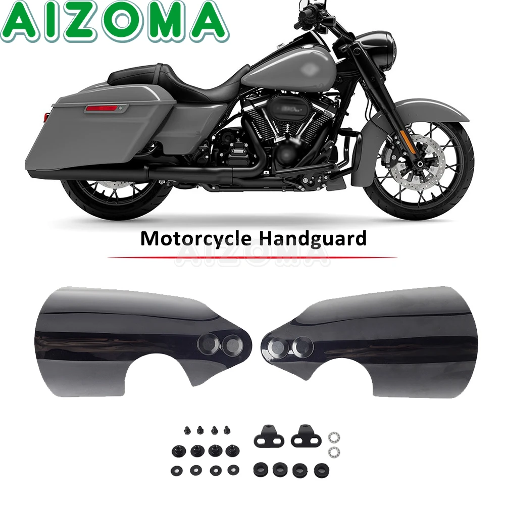 Motorcycle Hand Protector Guard For Harley Touring Road King Specia FLHRXS Polycarbonate Handlebar Handguard 2017 2018 2019 2020
