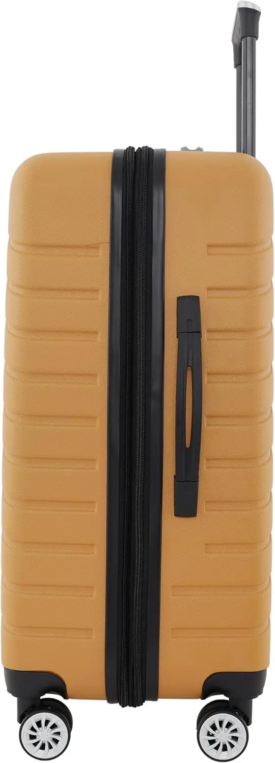 Tahoe 3 Piece Spinner Luggage Set, Amber Gold
