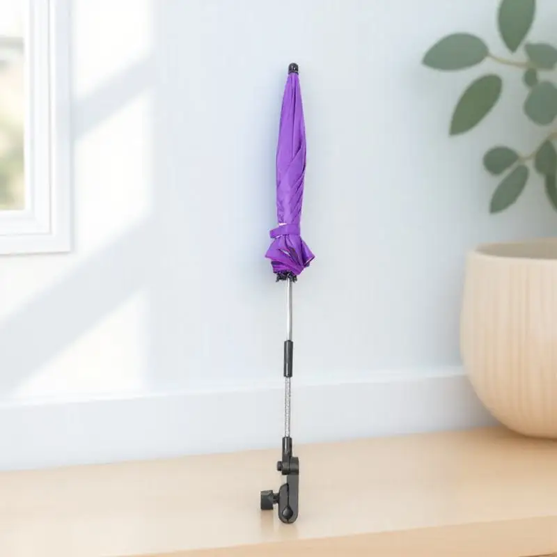 

Baby Cart Sun Purple Durable Simple Design Easy Install Stroller Umbrella For Outdoor Baby Cart Accessories Umbrella For
