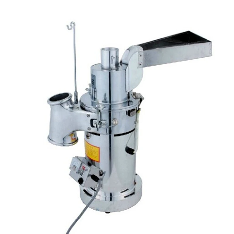 

DF-20 Automatic Herb Grinding Milling Machine Continuous Feeding Herb Hammer Grinder Pulverizer Medicine 20kg/hour