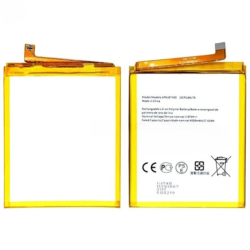 بطارية LPN387450 جديدة 3.87 فولت 4630 مللي أمبير في الساعة عالية الجودة قابلة للاستبدال LPN387450 لبطارية Nokia XR20 + أدوات