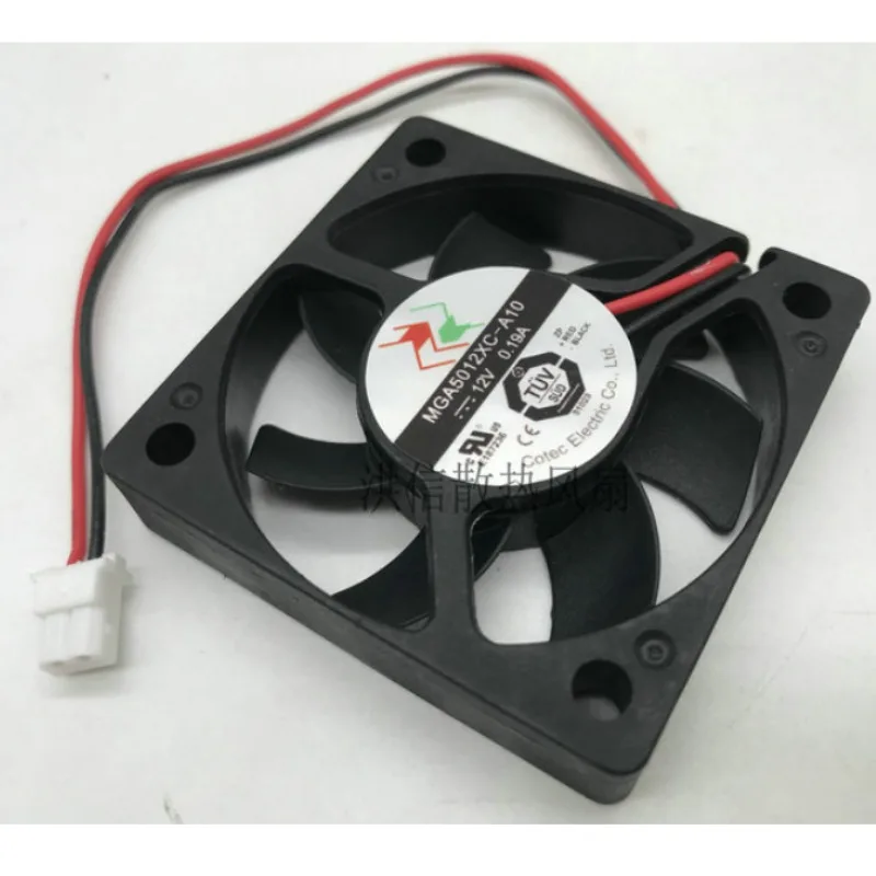 Original New Cooler Fan for MGA5012XC-A10 DC 12V 0.19A Cooling Fan 5CM 5010 50*50*10MM