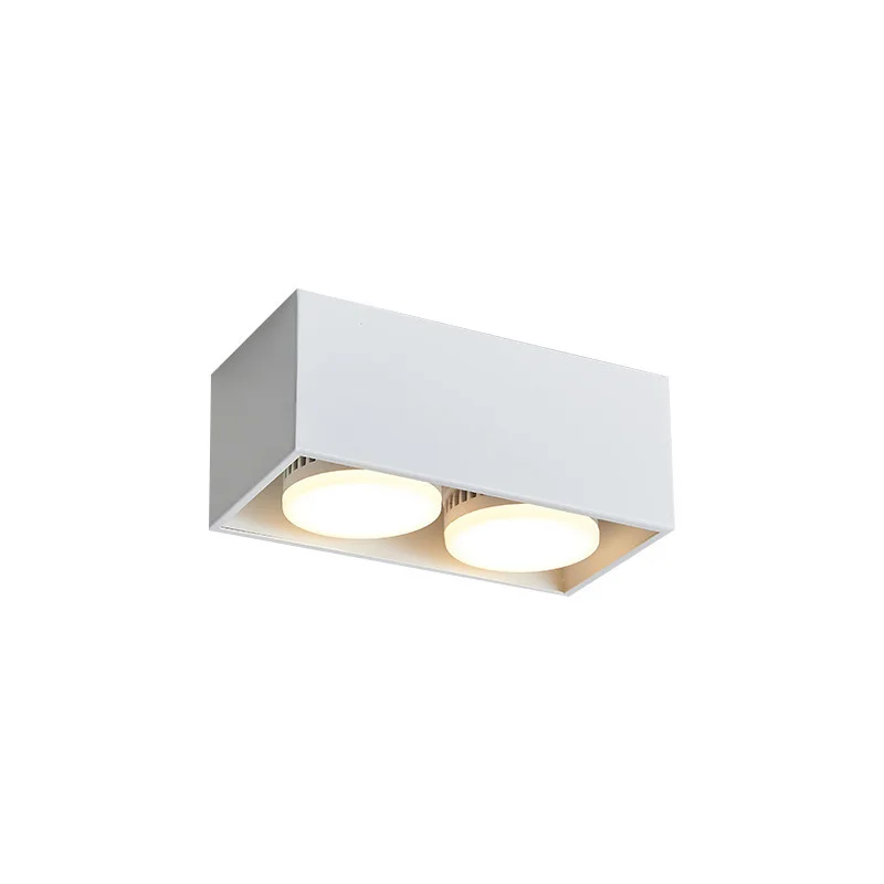 

Living room without main light grille light, spotlight surface mounted downlight, lamps