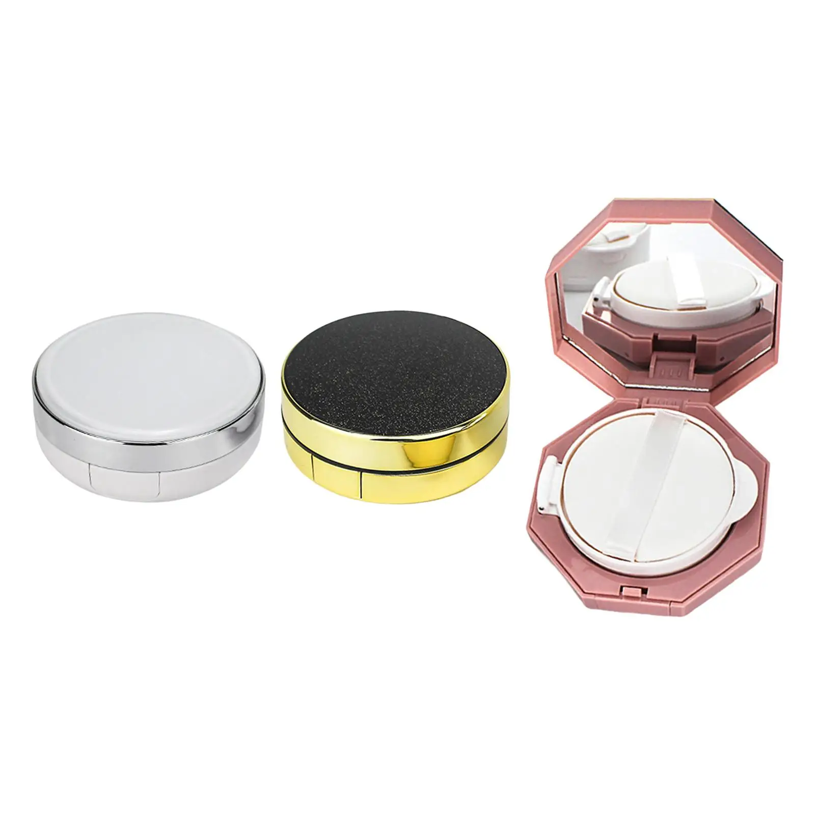 

5X Air Cushion Box with Powder Puff Powder Case DIY Foundation BB Cream Case