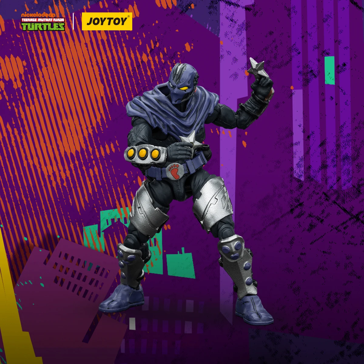 

[In stock]JOYTOY TMNTy 1/18 Action Figure TMNT-Foot Clan B Anime Model Toys Gift