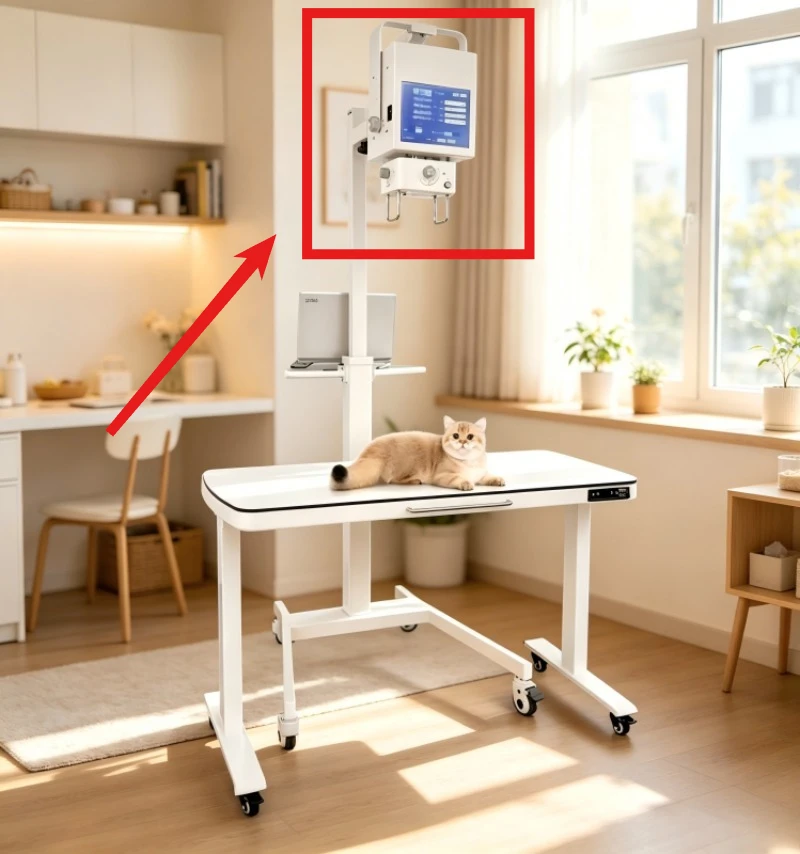 Portable Veterinary DR Machine Animal X Ray Radiology Equipment High Resolution Imaging Device for Pet Clinic