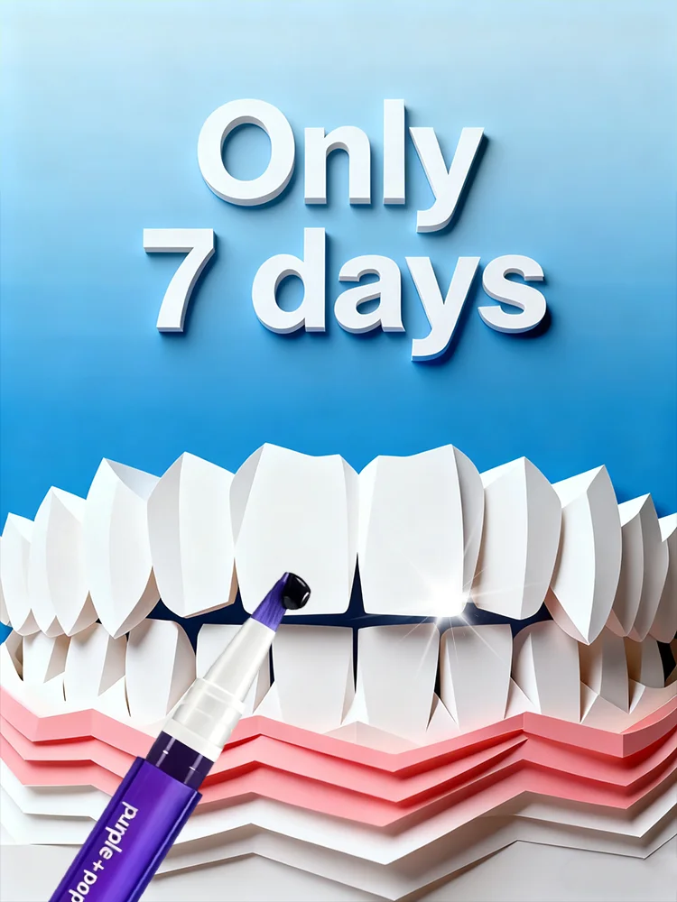 قلم أرجواني جديد لعام 2025 يحل البقع الصفراء، أدوات العناية بالأسنان، شحن مجاني، تنظيف عميق، وداعًا للبقع #1