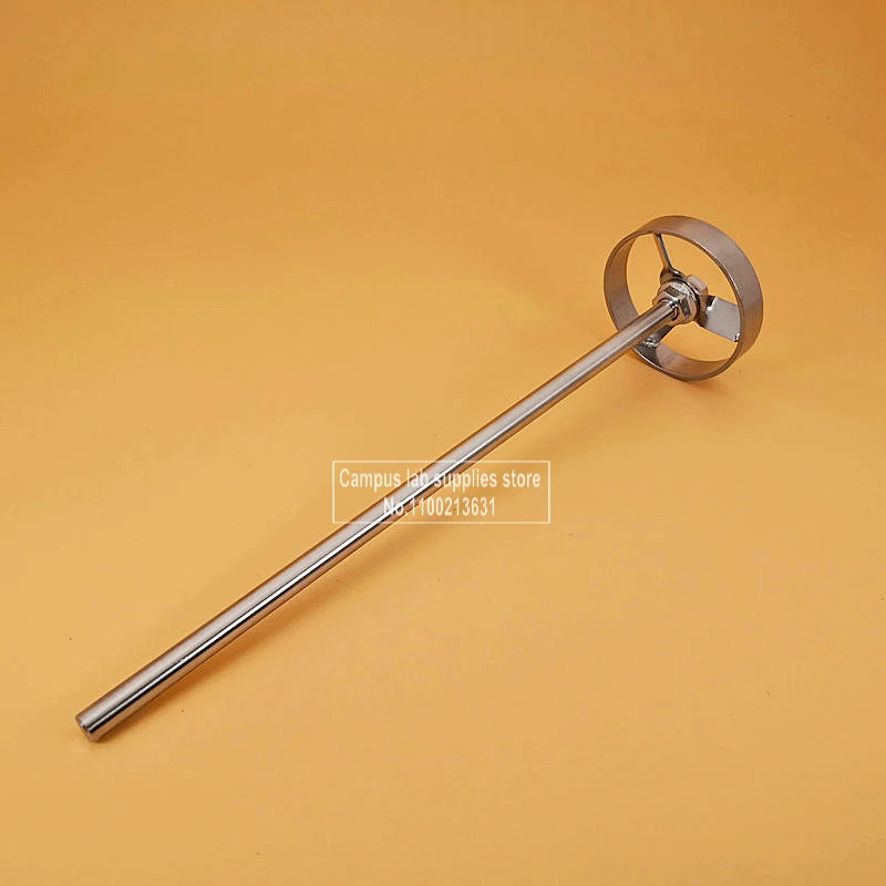 1set Stainless Steel OD50mm/60mm/80mm/100m Vortex Shaped Stirring Blade with Stirring Rod Laboratory Mixer Accessories