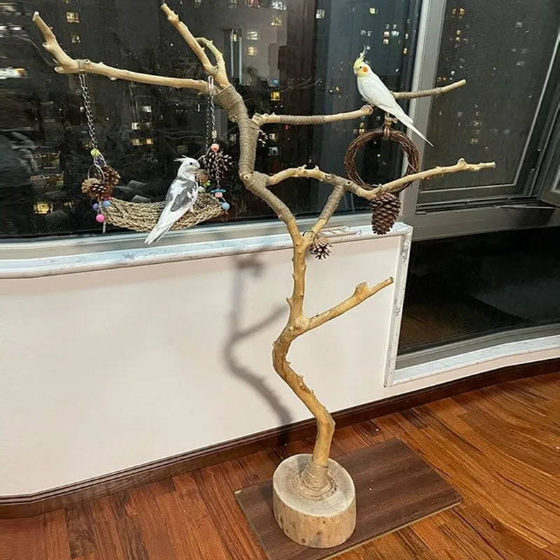 Dry Branch Log Tree Branch Art Deadwood Peeling Branch Bird Stand Lamp Holder Wall Hanger Branch Decoration