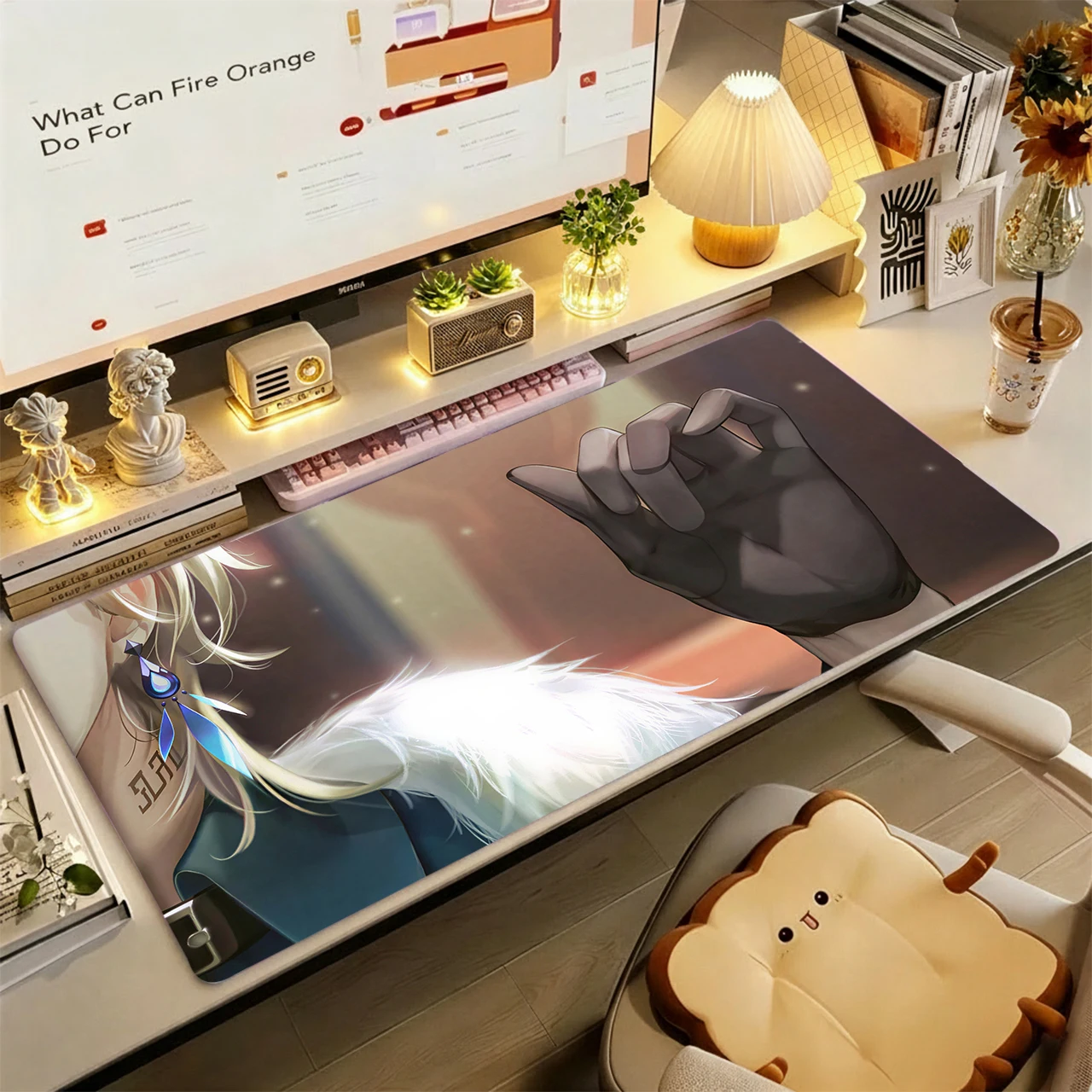 Gaming Mouse Pad, Large Desk M - Desk Setup Girl บทวิจารณ์และราคา
