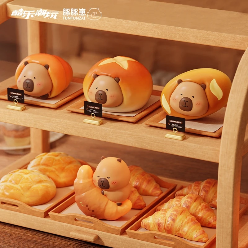 

Kawaii Capybara Bakery Series слепая сумка мини модная игровая слепая коробка милый мультфильм ручной работы настольный автомобиль орнамент подарок фестивали
