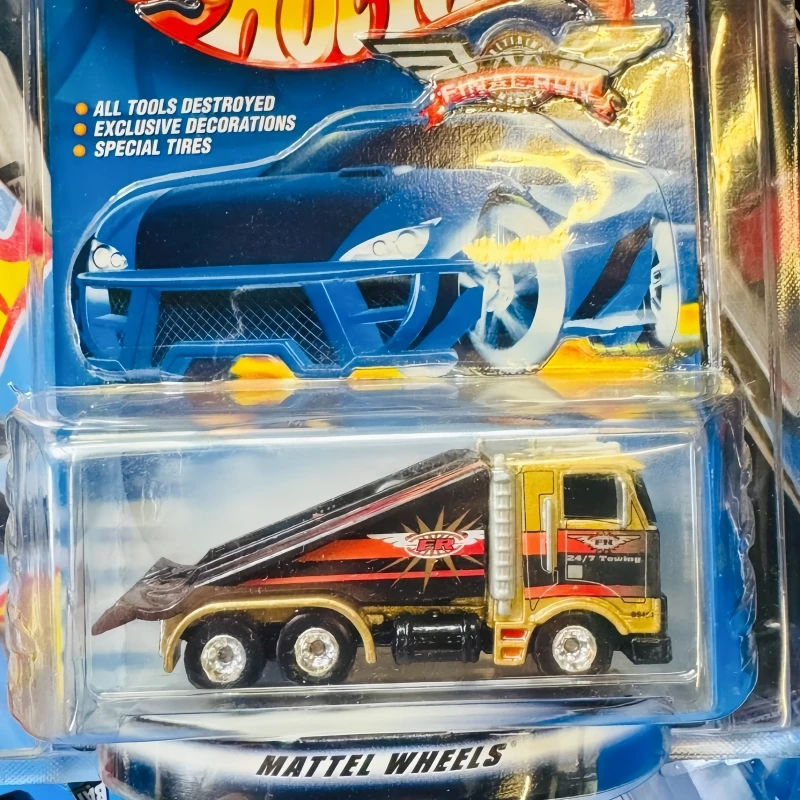 

Hot Selling Genuine Hot Wheels 1/64 1986 Slope Tractor Trailer High Quality Model Car Toy Collectible Children'S Birthday Gifts