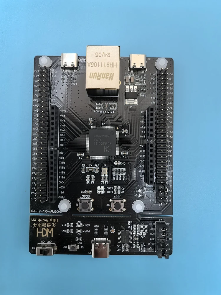 Placa de desenvolvimento de microcontrolador CH32V307-EVT Placa de avaliação RISC-V