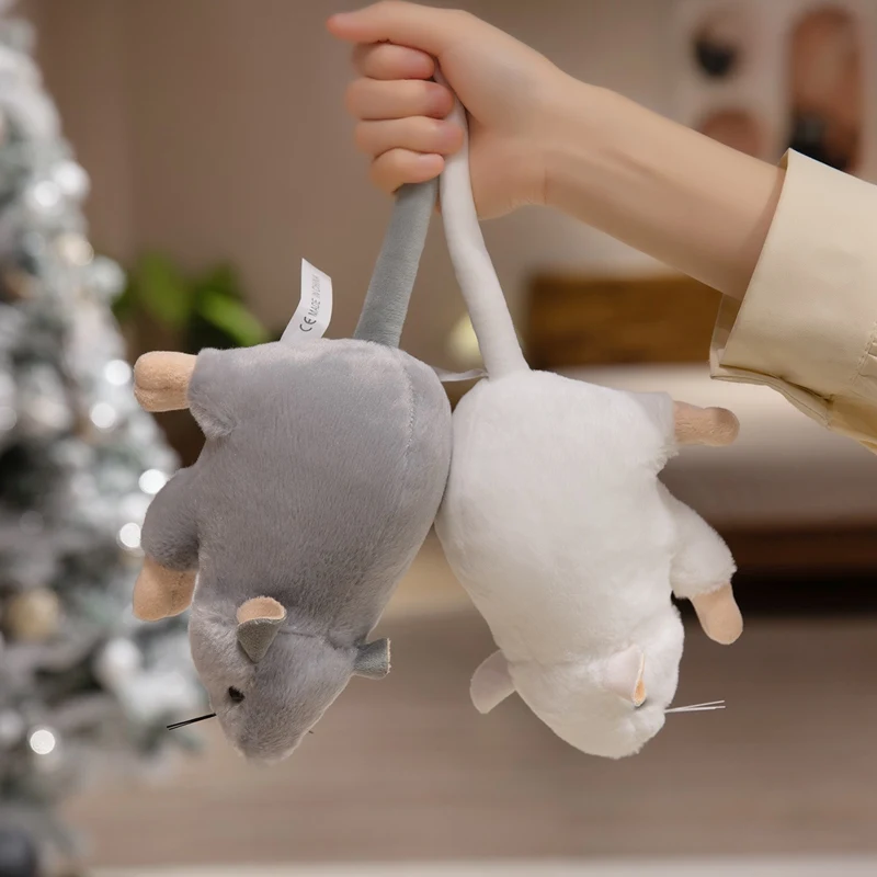 17CM Kawaii Cartoon Simulazione Anime Simpatico topo Peluche Animale di peluche Mouse per bambini Bambola fatta a mano Regalo di festival