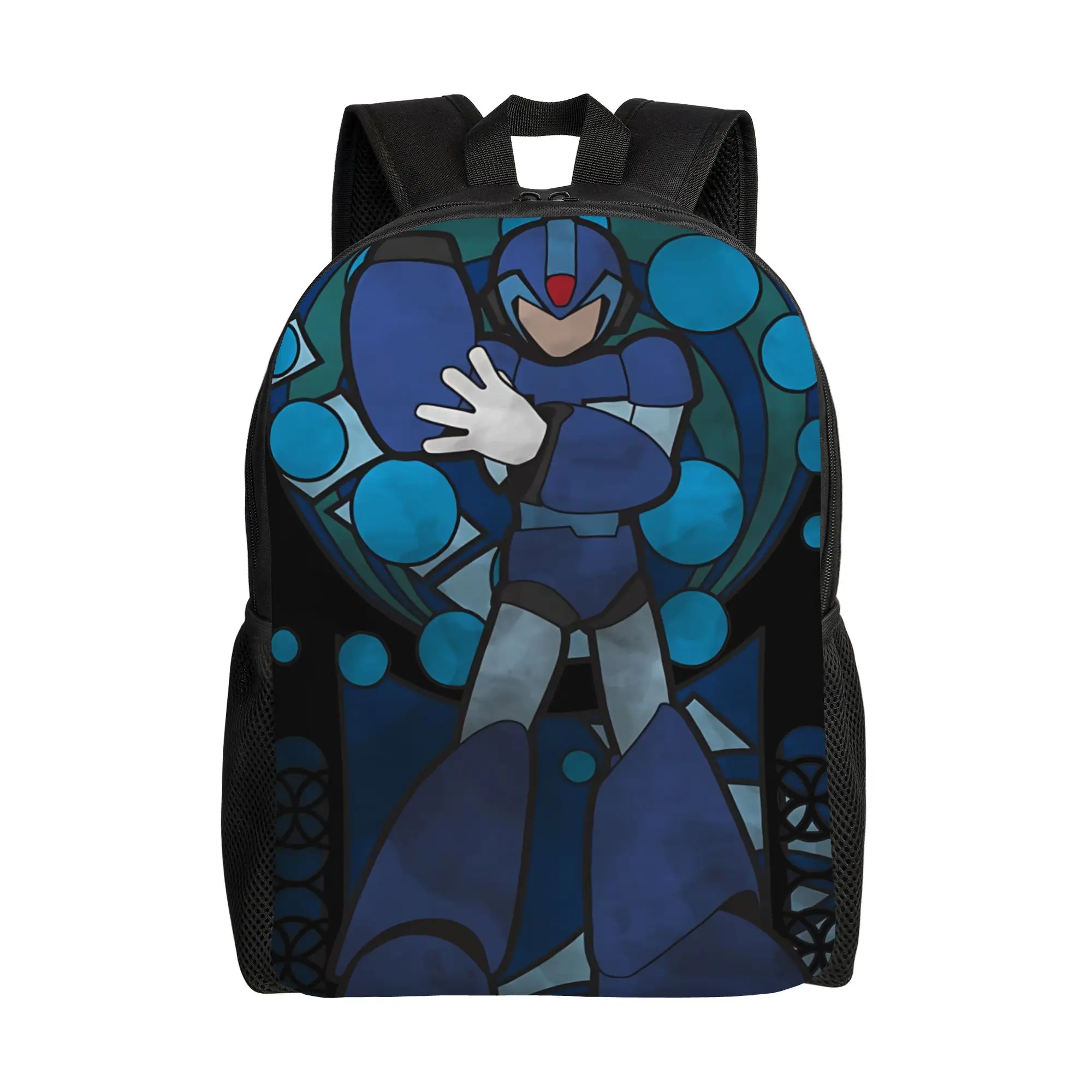 1Piece Mega Man College Bag Stand Backpack New Semester Begins