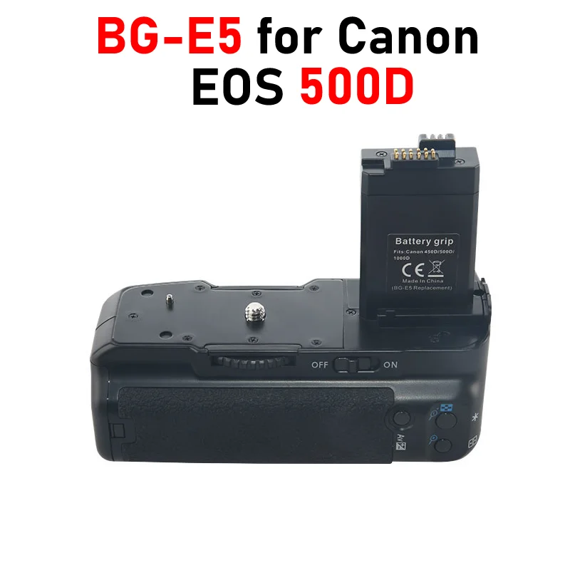 

500D Battery Grip BG-E5 Vertical Battery Grip for Canon EOS 500D Battery Grip