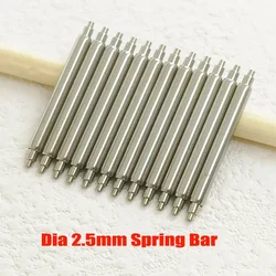 Dia 2.5mm Strap Spring Bars 20mm 22mm Band Link Pins Tip 1.0mm Fits for Street Series SKX007 SKX009 Men's Dive Watch