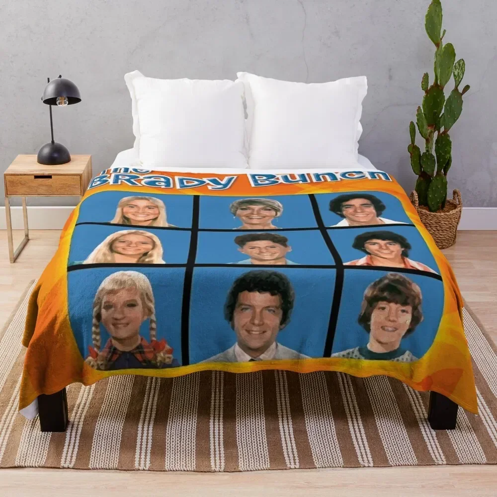 

The Brady Bunch Throw Blanket Summer Luxury Designer Decoratives Blankets