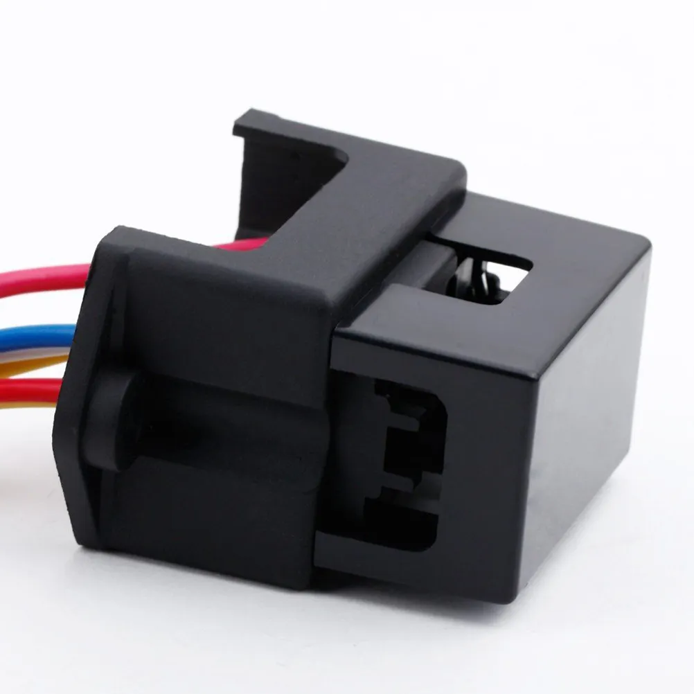 4-Way 2 Input Fuse Holder Middle Size Atc Fuse Board 15Cm Wire Length Fit 12V 24V Electrical Bus Boat Car Trailer Marine